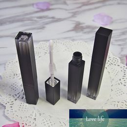 4ML 50pcs/lot Empty Plastic Lip Gloss Tube, DIY Black Gradient Liquid Lipstick Refillable Bottle, Portable Women Lip Beauty Tool