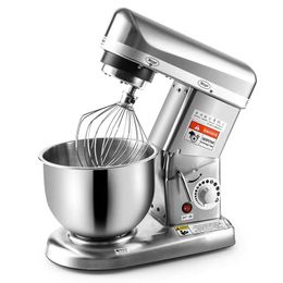 Stainless steel electric noodle cooker vertical mixer automatic egg beater cream mixer cake bread dough kneading machine