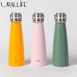 KKF Vacuum Bottle 475ML Stainless Steel Thermos 24H Insulation Cup Normalversion Flask Sports Travel Mug Cold Cup Thermos 2011092903