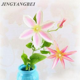 Decorative Flowers & Wreaths 69cm 3 Heads Lotus Silk Artificial Flower Home Wedding Decoration European Fake Party Office El Decor Floral Ac