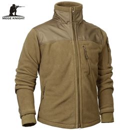 Mege Brand Tactical Clothing military Fleece Autumn Winter Men's Jacket Army Polar Warm Male Coat Outwear jaquetas masculino 201103