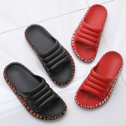 Women Beach Slippers Female Summer At Home Men Slides Fashion Flip Flop Woman Ladies Mules Non-slip Soft Sole House Shoes