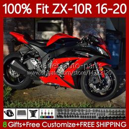 OEM Fairings For KAWASAKI NINJA ZX-10R ZX 1000 CC 10 R 2016 2017 2018 2019 2020 105No.93 ZX1000 C ZX 10R 1000CC 16-20 ZX-1000 Factory Red hot ZX10R 16 17 18 19 20 Injection Body