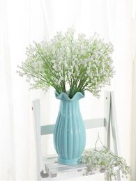 Gypsophila Artificial Flower Bridal Bouquet Baby's Breath Fake Silk Flowers Plant for Home Wedding Decoration