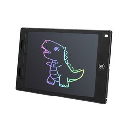 LCD Writing Tablet Kids Drawing Pad, Adults Doodle Board, 12 Inches Toddler Scribbler Board, Erasable Light Drawing Board Black