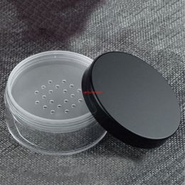 30pcs 30g 50g Empty Plastic Cream Jar DIY Cosmetic Loose Powder Container with Sifter Puff Package Case Bottlegood package