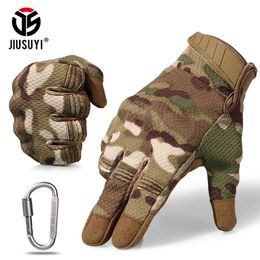 Camo Touch Screen Tactical Full Finger Gloves Army Military Paintball Bicycle Shooting Motorcycle Airsoft Combat Gear Men Women LJ201215