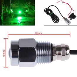 Blue White Red Green Color 9W LED Boat Drain Plug Underwater Light for Garber-fishing, Swimming, Diving 1/2" NPT 100% waterproof