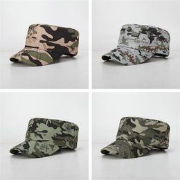 Mens Camouflage Cap Hat Baseball Caps Snapback hats Men Women snapbacks Summer Outdoor Sports hat Flat Top cap wholesale