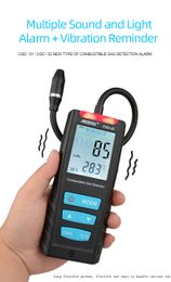 FreeShipping LCD Gas Analyzer Combustible Detector Handheld Carbon Monoxide Metre Portable CO Gas leak Detector Gas Monitor Tester