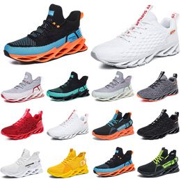 wholesale men running shoes breathable trainers wolf grey Tour yellow triple black Khaki green Light Brown mens outdoor sport sneaker walking jogging shoe