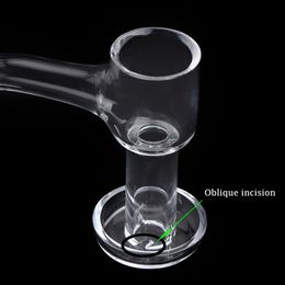 Beveled Edge Full Welds Terp Slurper Smoke Quartz Banger Nails With Male Female Frosted Joints Suit For Glass Bongs