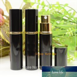 5ML 40pcs/lot Black Classic Aluminium Perfume Bottle, Protable High-end Spray Bottle for Cosmetic Moisturizer, Makeup Tools