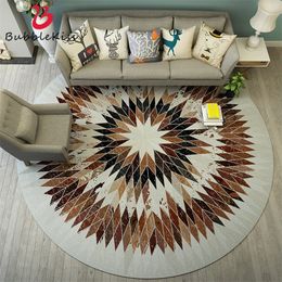 3D Round Carpet Modern Area Rug for Bedroom Decor Carpets For Living Room Creative Design Area Rugs For Kids Room Home Decor 201225