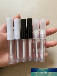 /200/pcs 1.3ml White/Black/Transparent Lids Packing Containers Clear Lipgloss Tubes Empty Lip Gloss Lip Glaze Wand Bottles