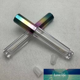 30 PCS Empty Clear Lip Gloss Tube 3.5ML Lip Gloss Container with Gradient Color Cap
