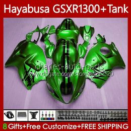 Body Kit For SUZUKI Hayabusa GSXR 1300CC 1300 CC 2002 2003 2004 2005 2006 2007 74No.136 GSX-R1300 GSX R1300 Gloss green GSXR-1300 96-07 GSXR1300 96 97 98 99 00 01 Fairings