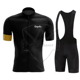 Racing Sets 2022 Ralvpha Bicycle Team Short Sleeve Men Cycling Jersey Summer Breathable Clothing Hombres