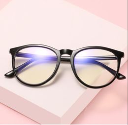 High Quality Computer Anti Blue Light Blocking Round Glasses Filter Reduces Digital Eye Strain Clear Regular Improve Comfort