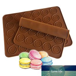 Kitchen accessories Bakeware Cake Moulds Silicone Non-Stick Pad Mat Sheet Gadgets Macaron Jelly 30-Hole Brown Baking Pastry Tools