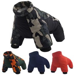 Winter Dog Clothes Thicken Warm Puppy Pet Coat Reflective Dog Jacket Chihuahua French Bulldog Clothing Clothes For Small Dogs LJ201201