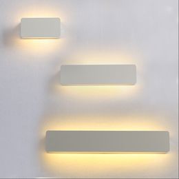 LED Wall Lamps 5W 10W AC85-265V Aluminium Wall light Modern Living Room Bedside Lamp Foyer Aisle Balcony Decor Sconce