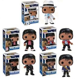 Funko POP BEAT IT MICHAEL Popüler Müzik Yıldızı PVC Action Figure Koleksiyon Modeli Çocuk Oyuncakları Çocuklar için Doğum Günü Hediyesi C1118