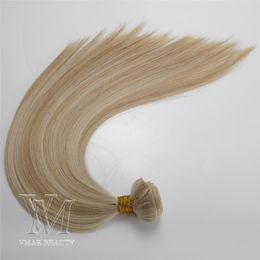 hair drawn Australia - VMAE Russian Indian 12A Unprocessed P#6 #8 P#60 #27 Weft Hair Double Drawn 3 Bundles Lot Silk Straight Soft Virgin Remy Human Hair Extension