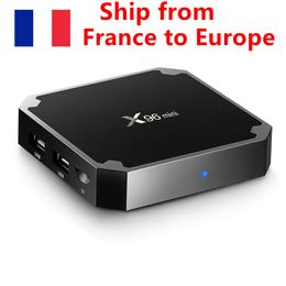 Ship from france X96 mini X96mini 2GB 16GB Android TV BOX 7.1 Smart Amlogic S905W Quad Core WiFi Media Player