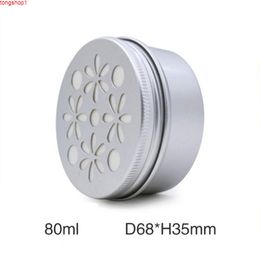 80ml Cosmetic Cream Jar Pot Air Freshener Packaging Container Aromatherapy Perfume Hollow Screw Thread Lid 50pcs/lotgood quantity