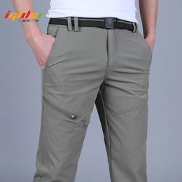 Men's Lightweight Breathable Waterproof Trousers Casual Summer Thin Military Cargo Pants Male Tactical Work Out Quick Dry Pants 201125