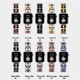 Apple Watch Band Smart Watch for iwatch 1/2/3/4/5 Bands Smartwatches Strap 38 40 42 44 mm Metal 10 Colours