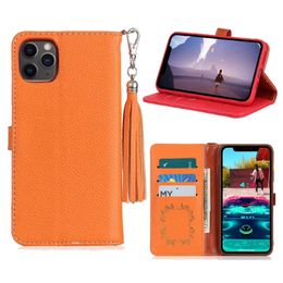 Leather Card Slot Luxury Wallet Phone Case For iPhone 12 Pro 11 Pro X XR XS Max 8 7 Plus note 20 Purse Shell Skin Hull Holder Metal+l--l