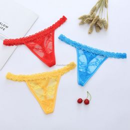 Sexy Lace Briefs Panties G-Strings Low Waist women lingerie Thongs Women Underwear G Strings clothes will and sandy