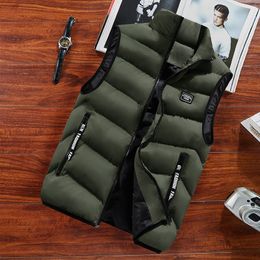 Men's Vest Spring Winter Sleeveless Jacket Coats Mens Waistcoat Warm Thick Casual Outdoor Homme Male Vests Plus Size 8XL 201119