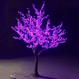 2m 1536PCS LEDS Shiny LED Cherry Blossom Christmas Tree Lighting Waterproof Garden Landscape Decoration Lamp For Wedding Party