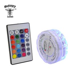 Toppuff RGB 16 Colours Hookah LED Light With Remote Control Festival Party Shisha Bar LED Light Nargile Chicha Accessories