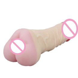 Nxy Dildos Two in One Dildo and Anal Plug Hollow Dildos for Safe Sex Erotic Toys Gay Man Tool Couples Male Masturbator 0105