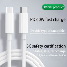 PD Data Cable USB C to USB Type C Cable for Xiaomi Redmi Note 8 Pro Quick Charge 4.0 PD 60W Fast Charging for MacBook Pro S11 Charger Cable