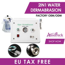 EU Tax Free 2in1 New Arrival Dermabrasion Water Peeling Diamond Microdermabrasion Facial Peel Skin Beauty Machine