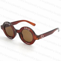 Sunglasses Designer Sunglasses Fashion Glasses Circular Design for Man Woman Full Frame Black White Colour Optional High-quality T2201293