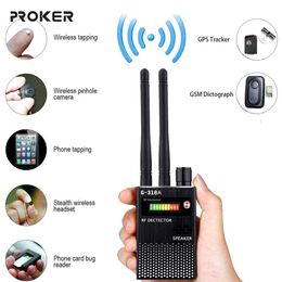 Proker Dual antenna GPS Wireless Signal Automatic Detector Finder racker Frequency Scan Sweeper Protect Security G318A