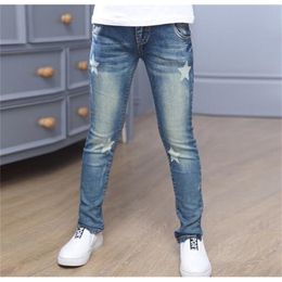 4 6 8 10 12 Year Baby Girl fashion spring/ autumn girls jeans pants children's clothes cotton casual pencil trousers C1123