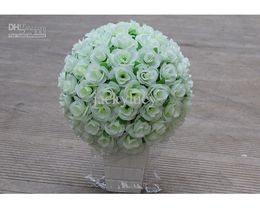 30CM 12 inch Artificial Simulation of high-quality encryption kissing rose flower ball for the Wedding Decorations