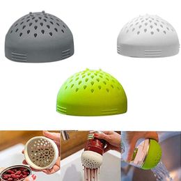 silicone can colander portable strainer multiuse mini kitchen colander for draining chickpeas and canned food
