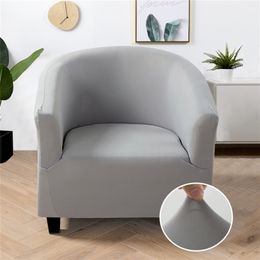 Club Chair Slipcover Stretch Armchair Sofa Cover Furniture Protector Soft Couch Covers with Elastic Bottom for Kids 1PC 220302