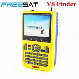 V8 Finder HD Digital Satellite Finder Meter DVB-S2 FTA LNB Signal Pointer TV Receiver Tool with 3.5'' LCD