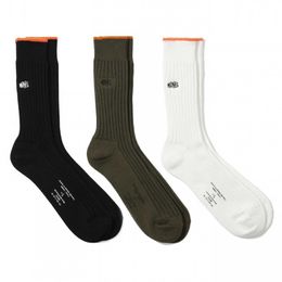 Men's socks Yu wenle's same fashion brand mDNS lokmadness embroidered socks, medium long tube, men's and women's trend, versatile new style