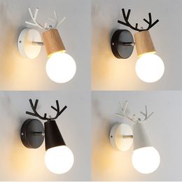 Nordic led creative wall lamp bathroom mirror cabinet dressing table light simple aisle background wall lamps