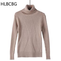 High Quality Autumn winter thick Sweater Pullovers Women Long Sleeve casual warm basic turtleneck Sweater female knit Jumpers 201023